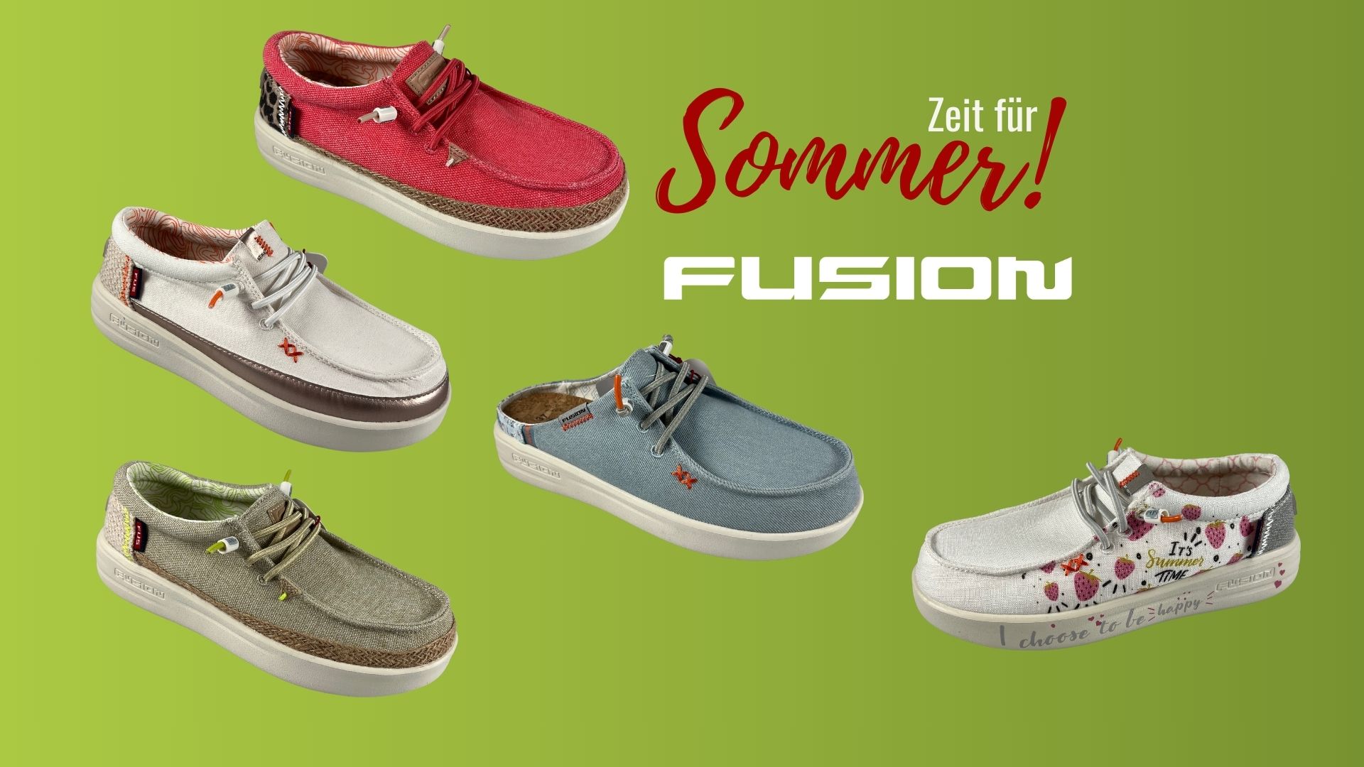 modelle der firma fusion mit logo
