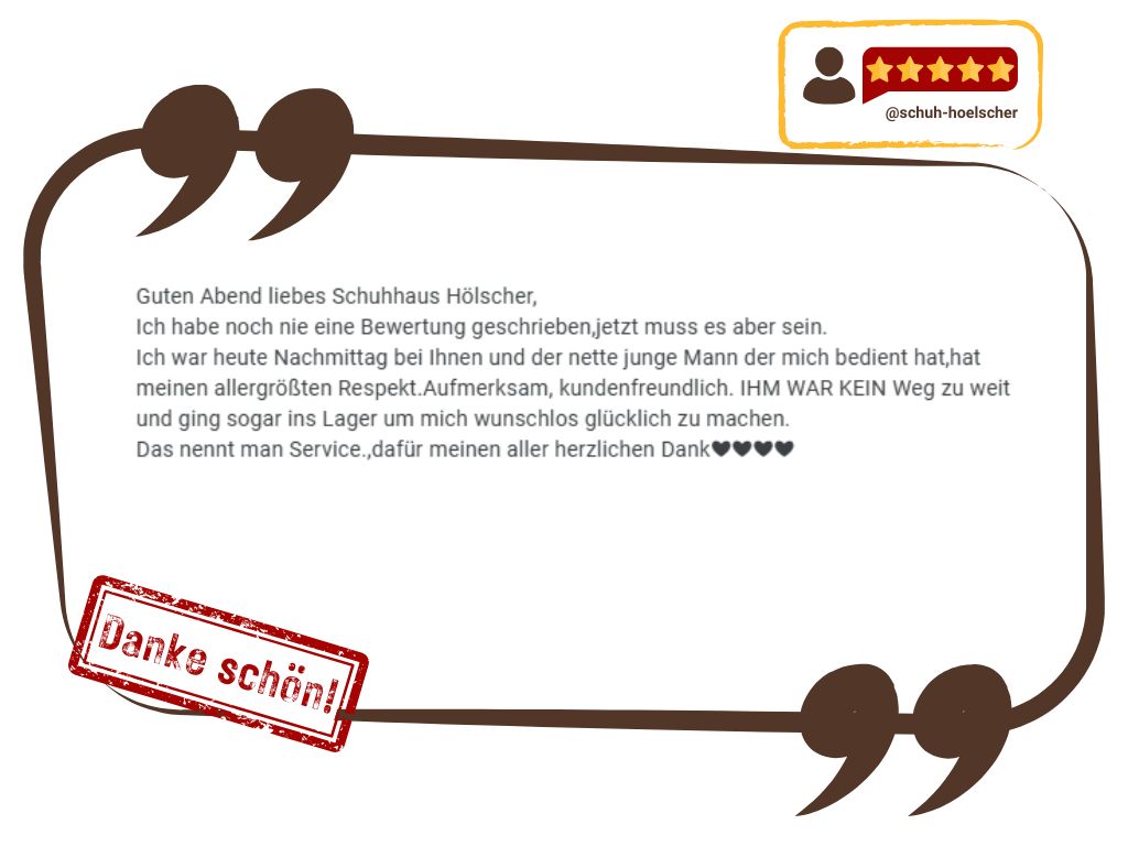 Text einer Google Bewertung:Wir waren zum ersten Mal, da....empfehle ich gerne jedem weiter