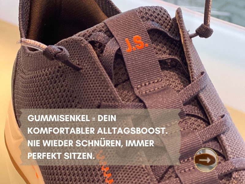 gummisenkel am schuh