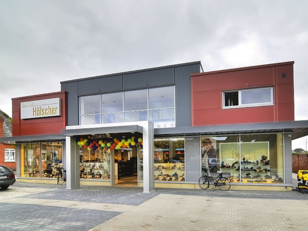Gebäude von Schuh Hölscher, Krumme Str. 11, emsdetten
