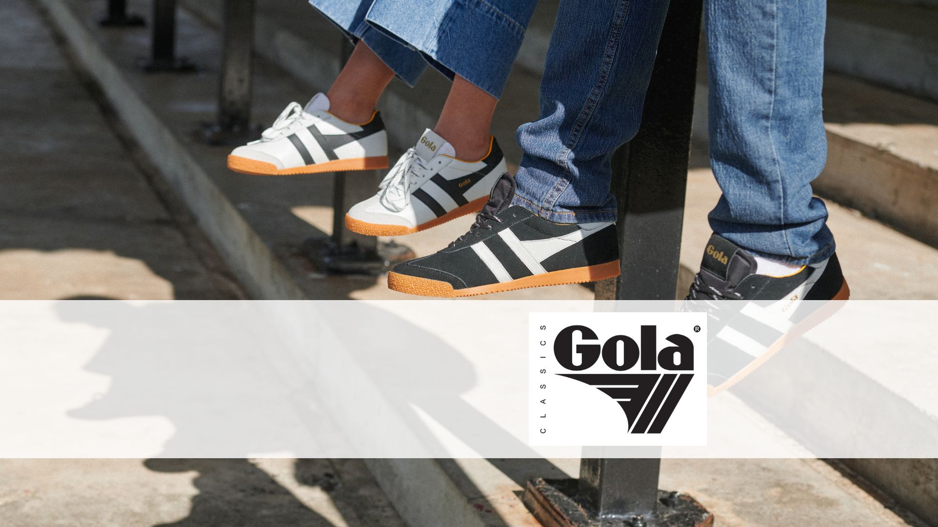 Gola bei Schuh Hölscher Bild mit Füßen und Gola Schuhen