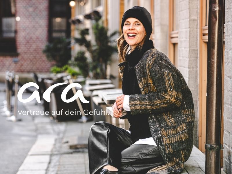 Foto junger Frau mit logo und claim der fimra ara