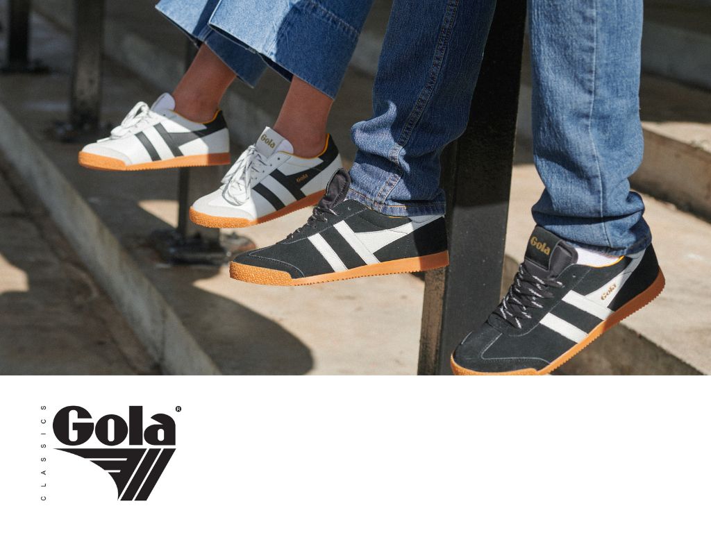 Füße mit Gola Schuhen