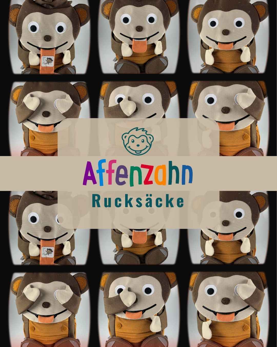 collage-mit-affenzahnrucksack und logo