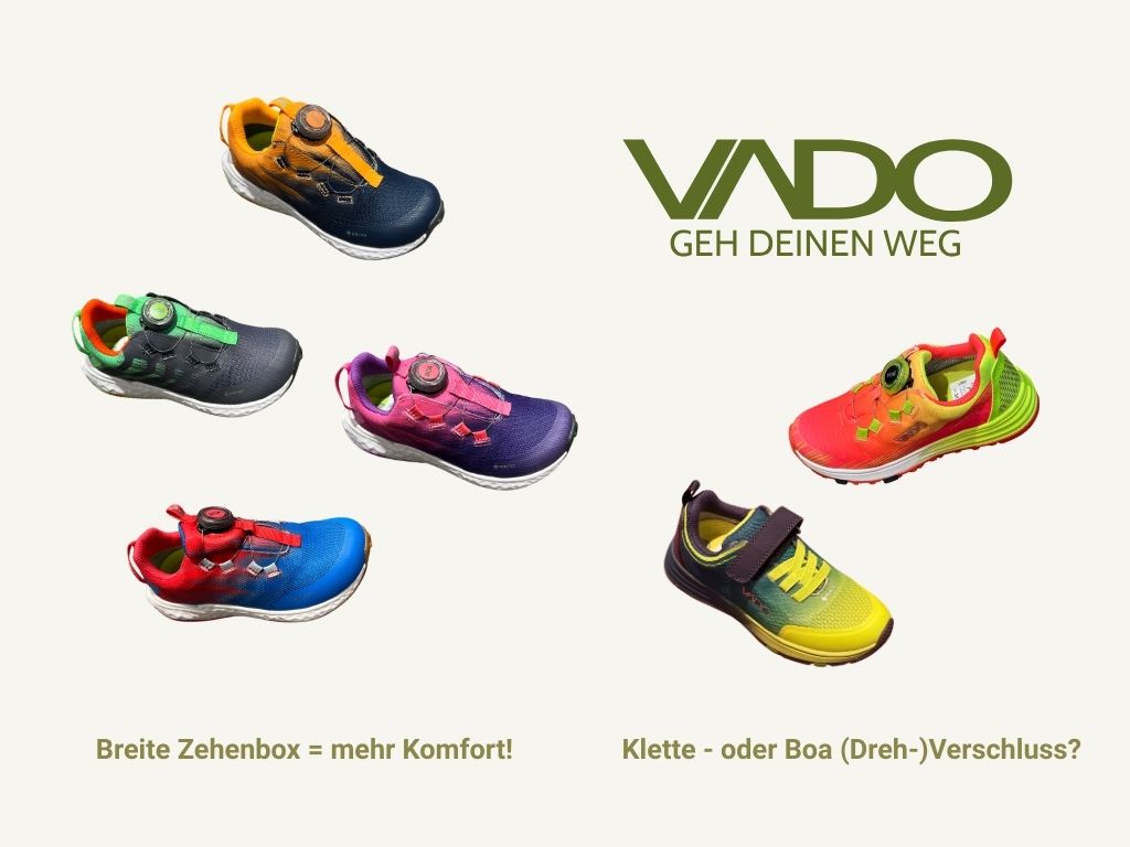 VADO Kinderschuhe in Orange – bequem und farbenfroh