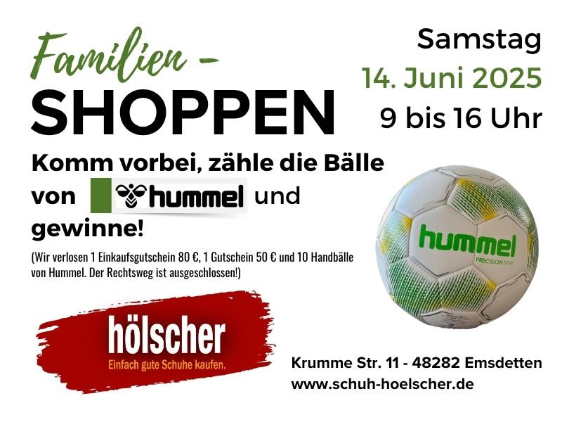 Hinweis auf Aktion zum Event Kinder in der Innenstadt - Emsdetten